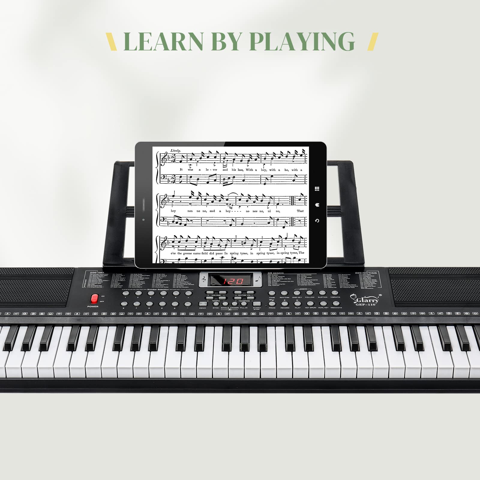 lalaho-keyboard-piano-61-tasten-e-piano-mit-st-nder-set image 4