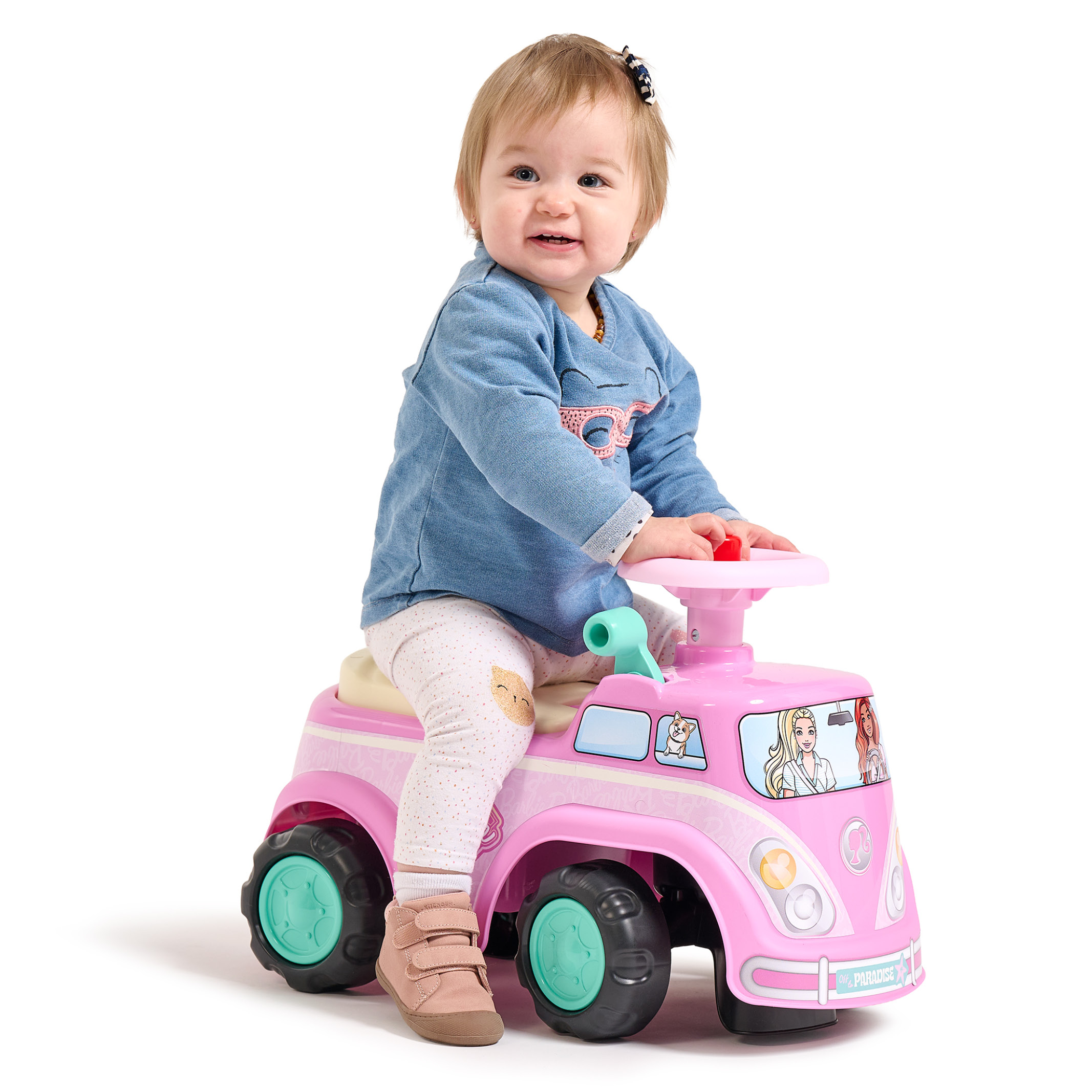 falk-porteurs-minivan-barbie-baby-rutscher-rosa image 2