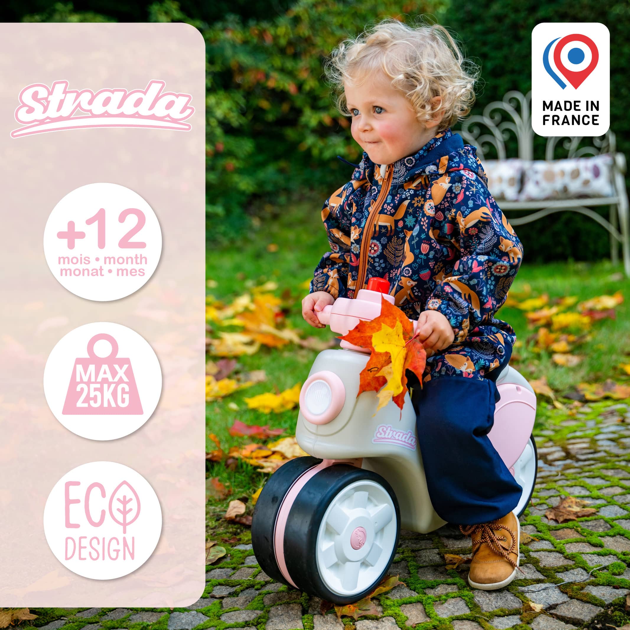 falk-strada-laufscooter-mit-leise-r-dern-bis-3-jahre image 4