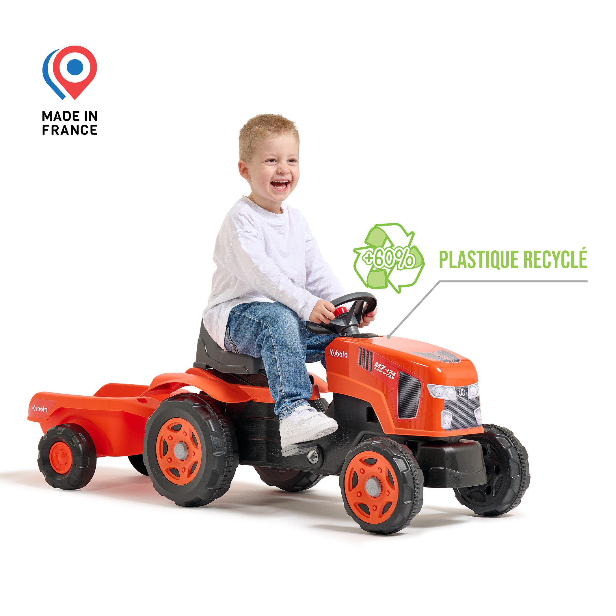 falk-kubota-trettraktor-mit-anh-nger-und-haube-2-6-jahre image 2