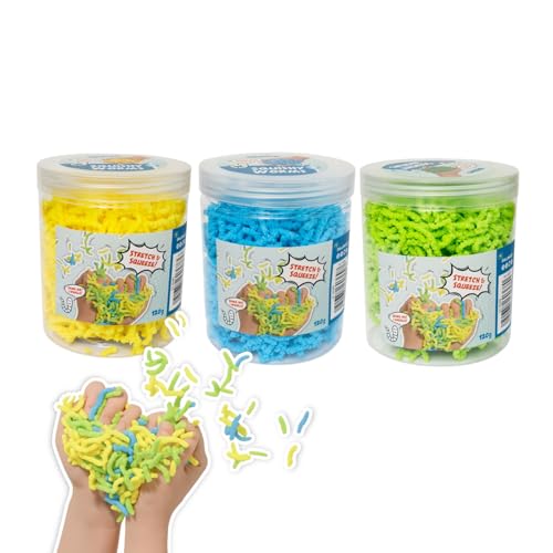 alldoro-motorik-squishy-worms-3er-set-120-g-gelb-blau-gr-n-knete image 8