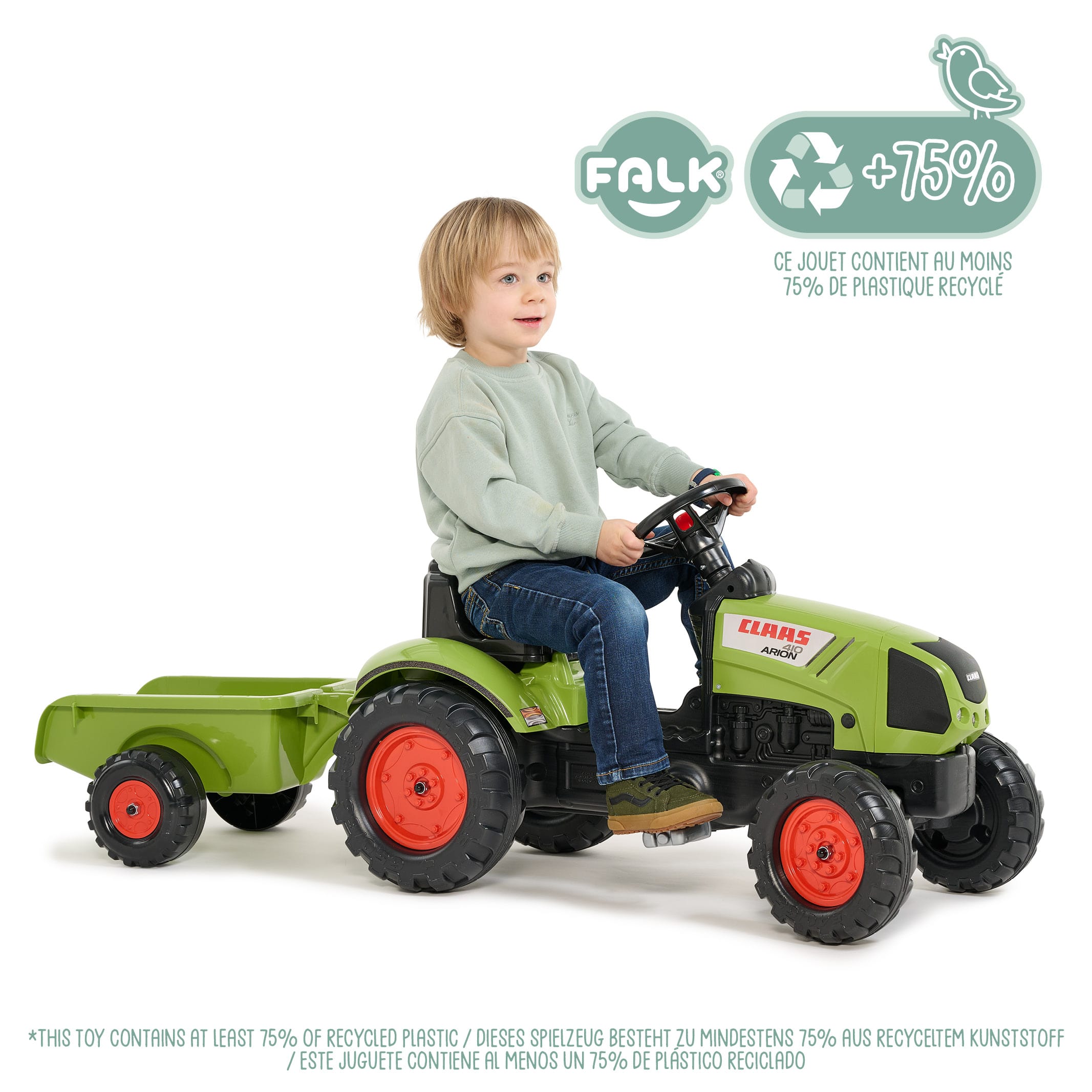 falk-claas-arion-410-trettraktor-mit-anh-nger image 2
