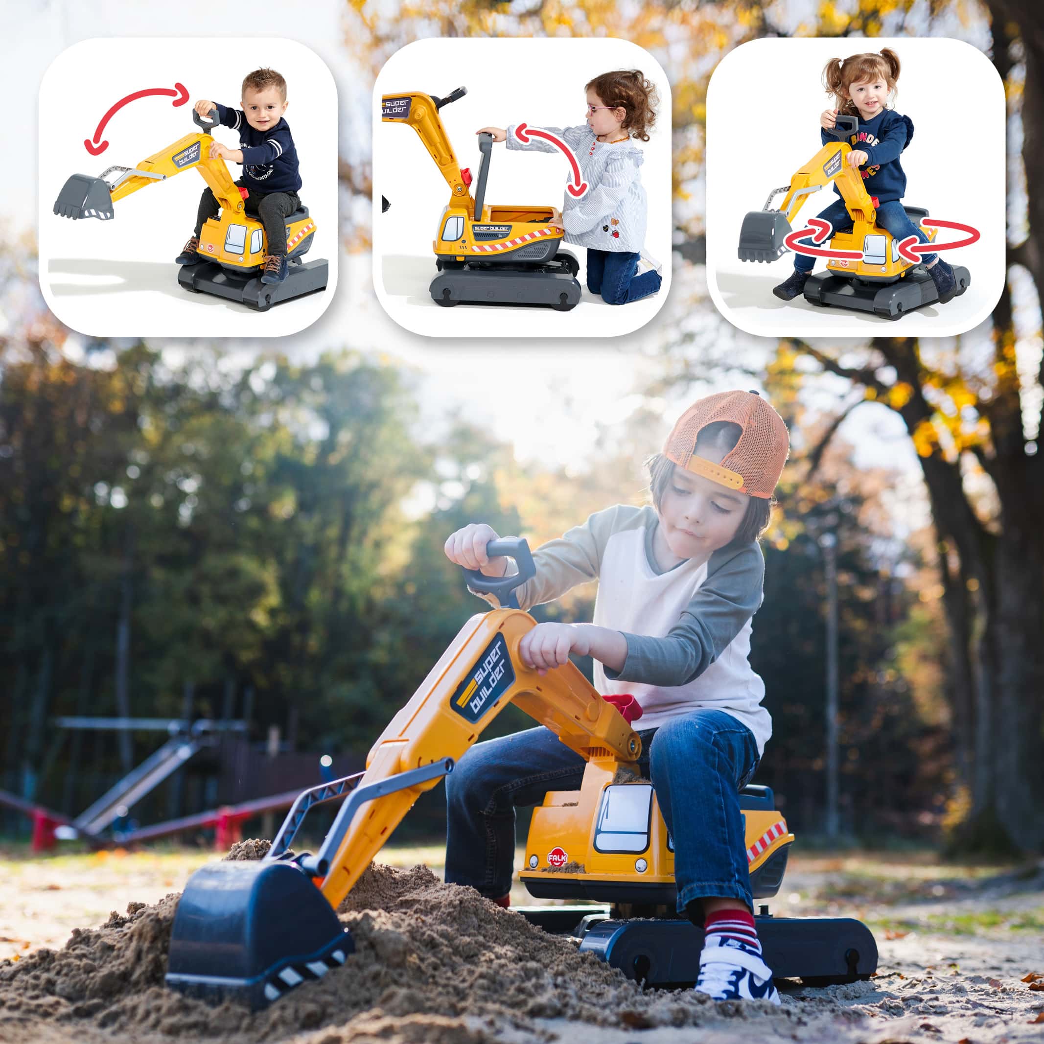 falk-super-builder-sitzbagger-kinderbagger-360-ab-3-jahre image 3