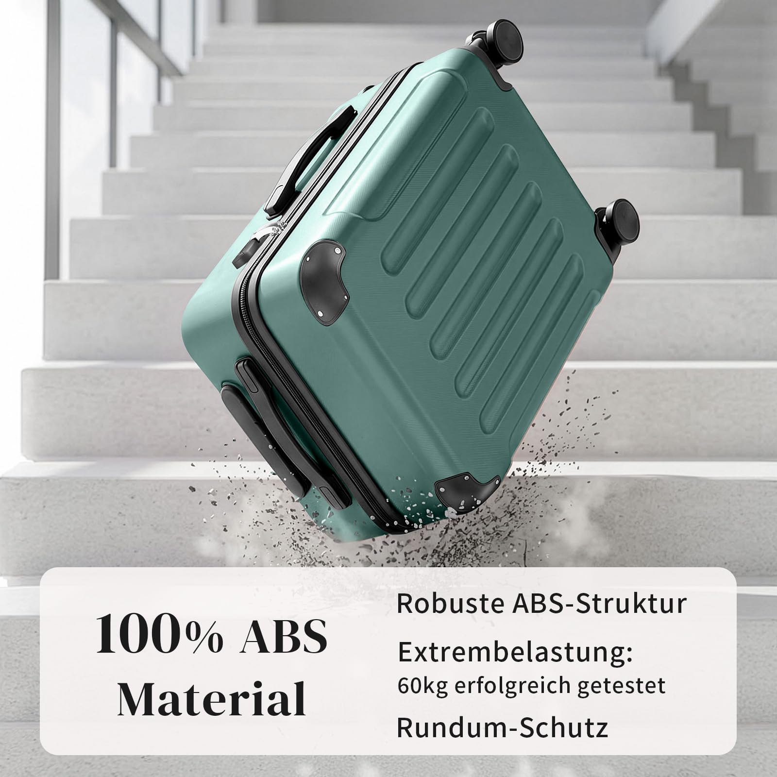 lalaho-kofferset-5tlg-hartschale-t-rkis-mit-kosmetikkoffer image 3