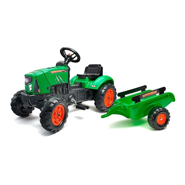falk-tracteurs-supercharger-tret-traktor-mit-anh-nger image 1